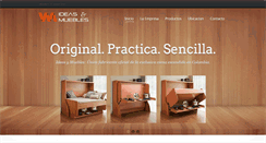 Desktop Screenshot of ideasymuebles.net